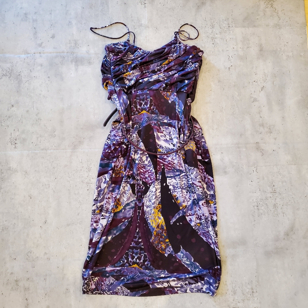NEW Catherine Malandrino Floral Strap Dress Women's 0